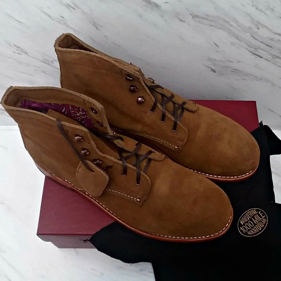 wolverine suede boots